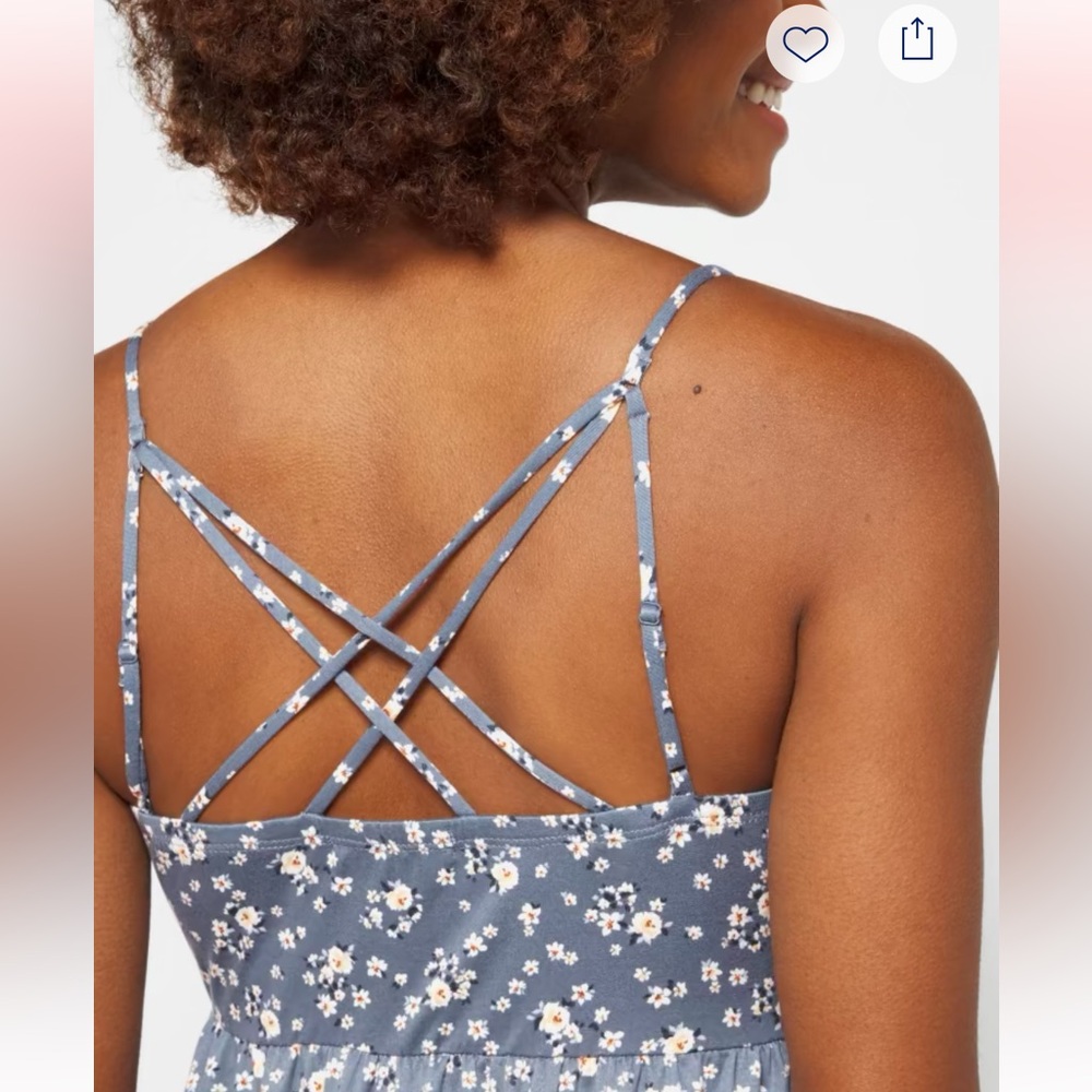 NINE BRITTON Lizzy Maternity Brushed Knit Dress XS Blue Floral - Picture 4 of 14